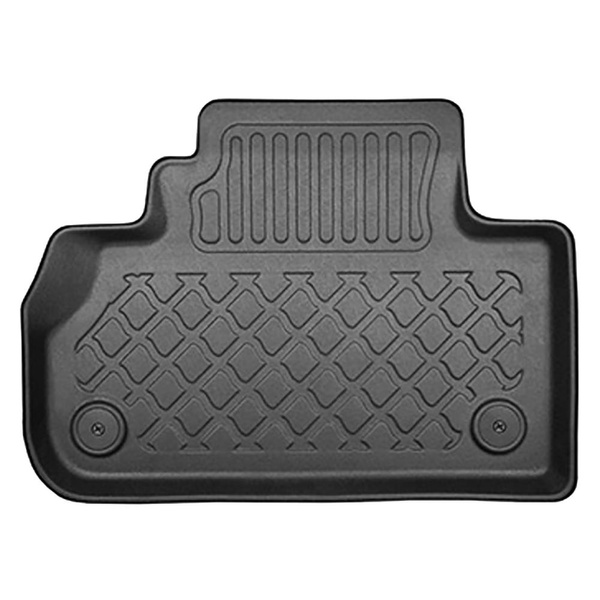 Conjunto de alfombrilla para maletero y alfombrillas para el interior del coche TPE para: Audi Q5 II FY SUV (01.2017-08.2024) - también para modelos con rieles; no adecuado para versión TFSI e plug-in hybrid; asientos traseros fijos