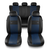 Fundas universales para asientos de coche para Mitsubishi L200 I, II, III, IV, V, VI (1993-....) - XL-BL