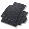 Alfombrillas de goma adecuadas para Audi A4 B9 (2015-2023) - alfombras para coche - negro