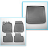 Conjunto de alfombrilla para maletero y alfombrillas para el interior del coche TPE para: Renault Arkana SUV (03.2021-....) - maletero superior; suelo móvil en la posición superior; no adecuado para E-Tech Hybrid