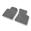 Alfombrillas de Velour adecuadas para Audi TT I 8N Coupé, Roadster (1998-2006) - alfombras para coche - Premium color gris