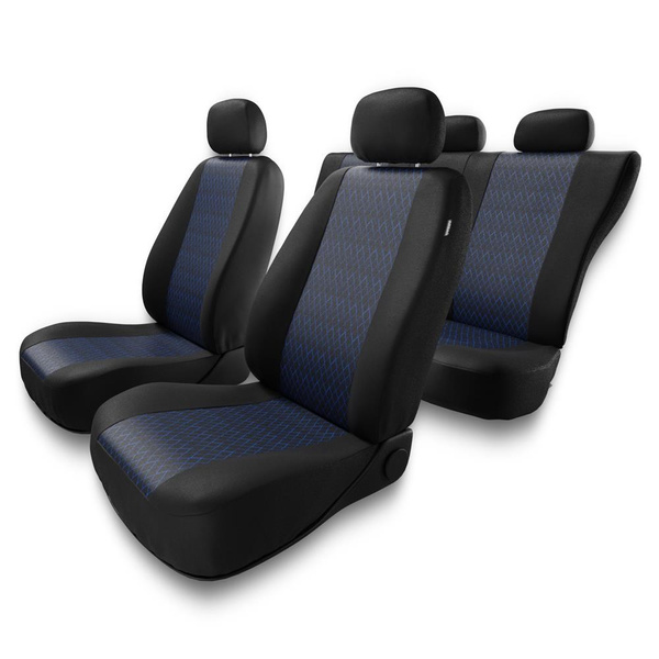 Fundas universales para asientos de coche para Seat Toledo I, II, III, IV (1991-2018) - PF-BL