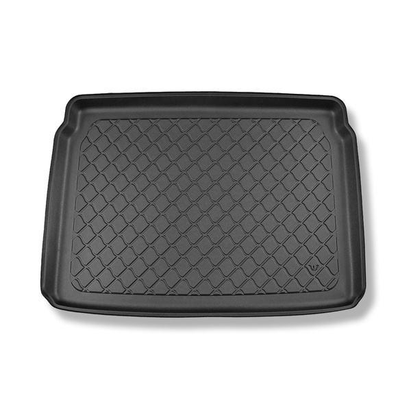 Alfombra para maletero adecuada para Peugeot 2008 II SUV (01.2020-....) - Protector maletero - Alfombrilla maletero antideslizante - maletero superior; piso móvil en la posición más alta