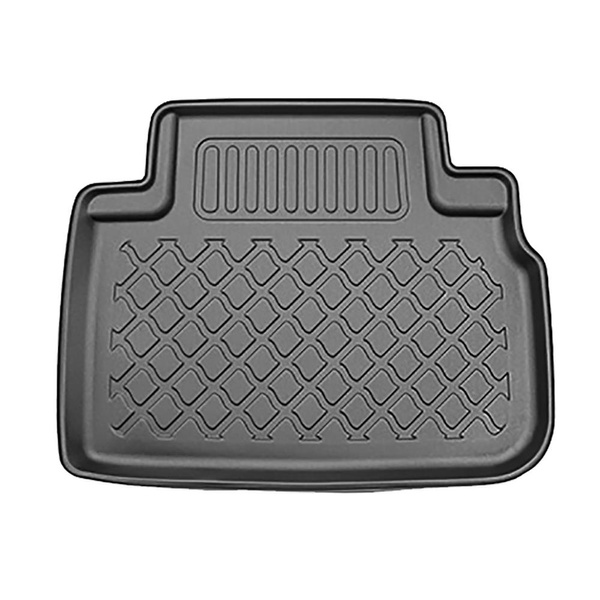 Conjunto de alfombrilla para maletero y alfombrillas para el interior del coche TPE para: Subaru Forester V SK e-Boxer SUV (06.2019-10.2024) - con/sin subwoofer; posibilidad de cortar el hueco derecho