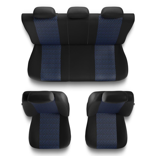 Fundas universales para asientos de coche para Audi A6 C4, C5, C6, C7, C8 (1994-....) - PF-BL