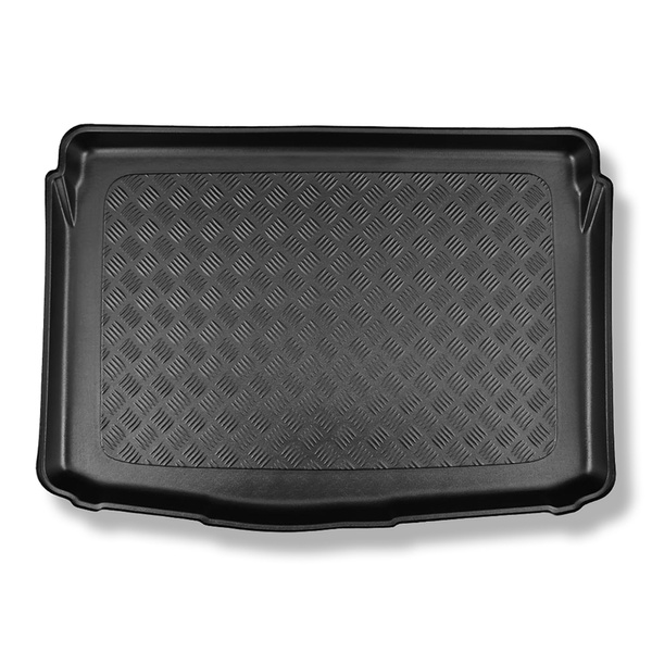 Alfombra para maletero adecuada para Kia Stonic SUV (10.2017-....) - Protector maletero - Alfombrilla maletero antideslizante - parte inferior del maletero; bajo / sin base móvil en el maletero; no adecuado para versión híbrida