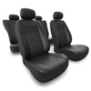Fundas universales para asientos de coche para Peugeot 508 I, II (2011-....) - PRF-BL