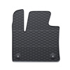 Alfombrillas de goma adecuadas para Peugeot 3008 II SUV (2016-2024) - alfombras para coche - negro - 4 unidades