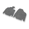 Alfombrillas de Velour adecuadas para Kia Carnival II Monovolumen (2006-2010) - alfombras para coche - Premium color gris