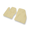 Alfombrillas de Velour adecuadas para Ford Kuga I SUV (2008-2012) - alfombras para coche - Premium color beige