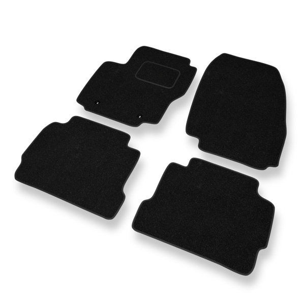 Alfombrillas de fieltro adecuadas para Ford Mondeo IV Hatchback, Familiar, Berlina (2007-2014) - alfombras para coche - color negro