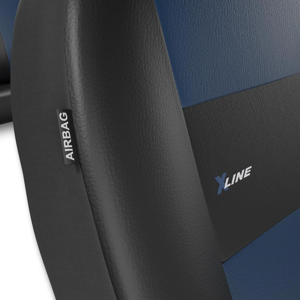 Fundas universales para asientos de coche para Opel Corsa B, C, D, E, F (1993-....) - 2XL-BL