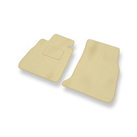 Alfombrillas de Velour adecuadas para BMW 4 F32, F36 (2014-2021) - alfombras para coche - Premium color beige