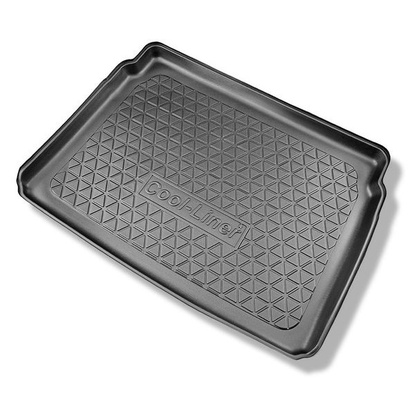 Alfombra para maletero adecuada para Citroen E-C4 III Hatchback (12.2020-....) - Protector maletero - Alfombrilla maletero antideslizante - maletero superior; piso móvil en la posición más alta