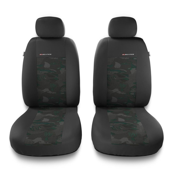 Fundas universales para asientos de coche para Volkswagen Jetta III, IV, V, VI, VII (1991-2019) - 2UNE-GR