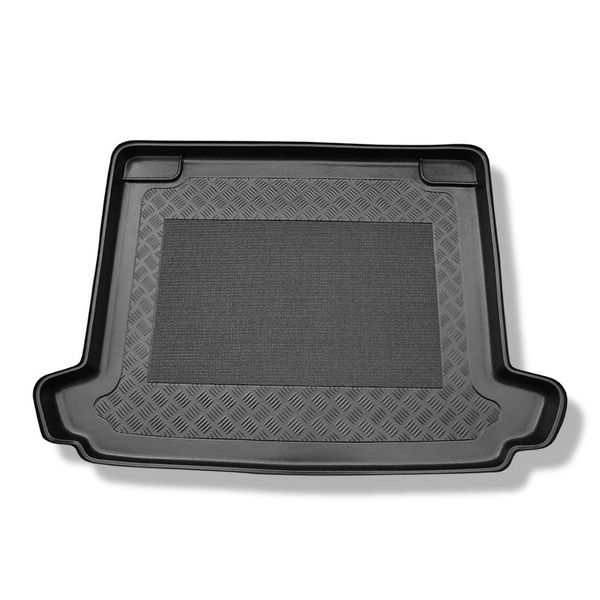 Alfombra para maletero adecuada para Renault Clio III Sport Tourer (01.2008-02.2013) - Protector maletero - Alfombrilla maletero antideslizante - parte superior del maletero