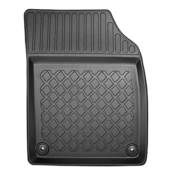 Conjunto de alfombrilla para maletero y alfombrillas para el interior del coche TPE para: Volvo XC90 II SUV (05.2015-....) - 5/7 plazas; 3a fila de asientos abatible; también para híbridos