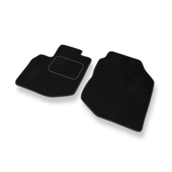 Alfombrillas de Velour adecuadas para Honda Jazz III Hatchback (2008-2015) - alfombras para coche - Premium color negro
