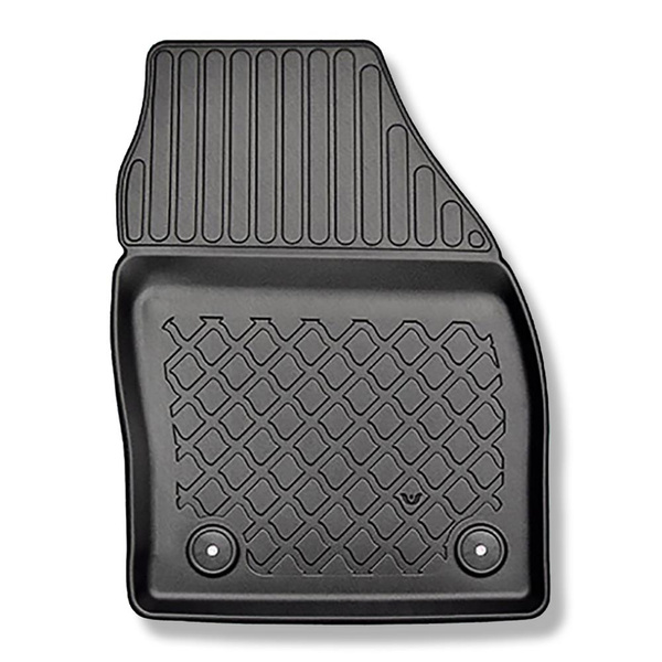 Conjunto de alfombrilla para maletero y alfombrillas para el interior del coche TPE para: Volkswagen T-Cross Crossover (04.2019-....) - maletero superior; suelo móvil en la posición superior
