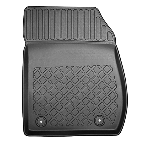 Conjunto de alfombrilla para maletero y alfombrillas para el interior del coche TPE para: Opel Zafira C Monovolumen (01.2012-07.2019) - 5/7 plazas; 3a fila de asientos abatible