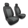 Fundas universales para asientos de coche para Alfa Romeo 166 I, II, III (1998-2007) - 2UNE-2