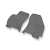 Alfombrillas de Velour adecuadas para Ford Mondeo III Hatchback, Familiar, Berlina (2000-2007) - alfombras para coche - Premium color gris