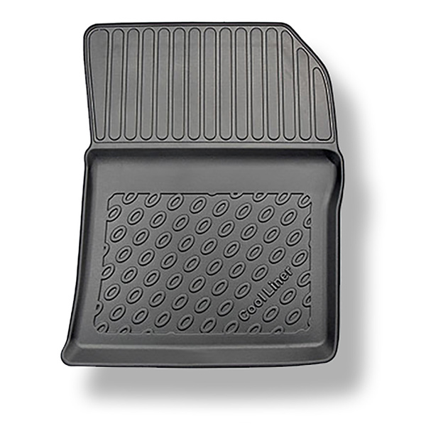Conjunto de alfombrilla para maletero y alfombrillas para el interior del coche TPE PREMIUM para: Dacia Lodgy Furgonetaeta (07.2012-10.2022) - 7 plazas; 3a fila abatible