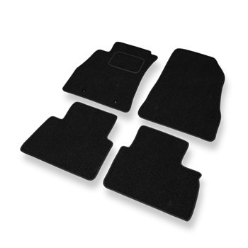 Alfombrillas de fieltro adecuadas para Nissan Juke I (2010-2019) - alfombras para coche - color negro
