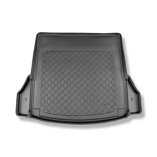 Alfombra para maletero adecuada para Mercedes-Benz CLA C118 Coupé (05.2019-....) - Protector maletero - Alfombrilla maletero antideslizante - compartimentos desmontables en los modelos con red lateral; no adecuado para versión Plug-in híbrida