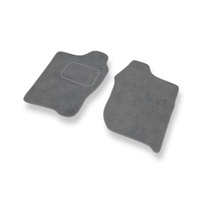 Alfombrillas de Velour adecuadas para Suzuki Jimny (1998-....) - alfombras para coche - Premium color gris