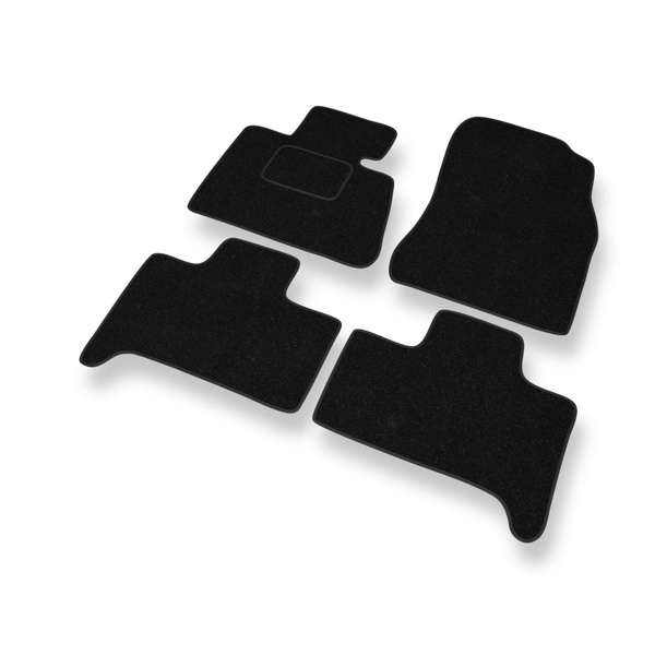 Alfombrillas de fieltro adecuadas para BMW X5 I E53 SAV (1999-2006) - alfombras para coche - color negro