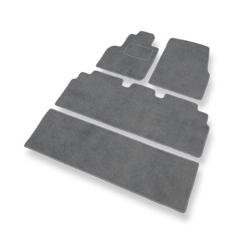 Alfombrillas de Velour adecuadas para Renault Espace IV Monovolumen (2002-2014) 