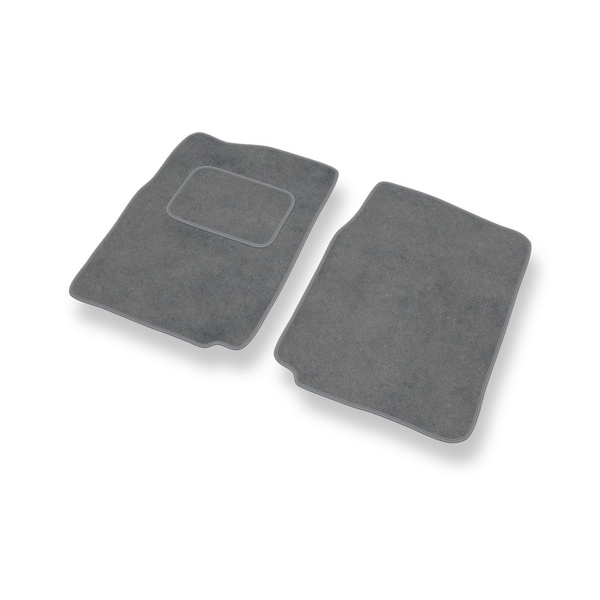 Alfombrillas de Velour adecuadas para Suzuki Vitara I Cabrio, SUV (1988-1997) - alfombras para coche - Premium color gris