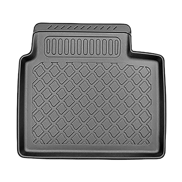Conjunto de alfombrilla para maletero y alfombrillas para el interior del coche TPE para: Ford Focus IV Hatchback (09.2018-....) - parte superior maletero; con rueda de repuesto completa; base móvil en la posición más alta; también con tracción híbrida