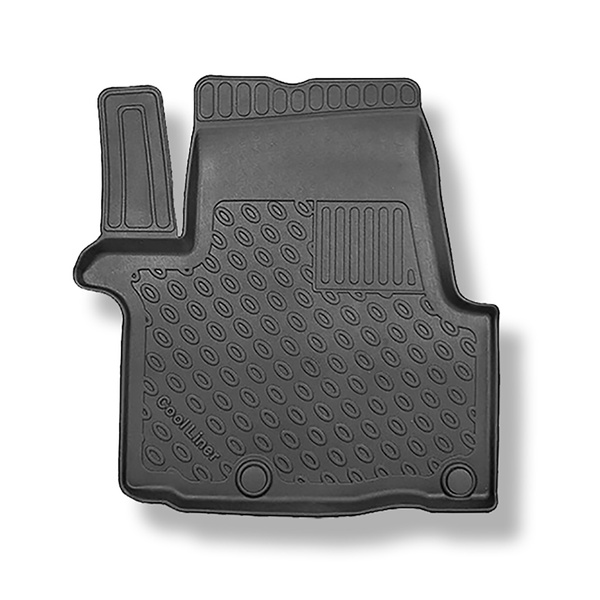 Conjunto de alfombrilla para maletero y alfombrillas para el interior del coche TPE PREMIUM para: Fiat Talento L1 Furgonetaeta (2016-2020) - separación corta de eje; versión turismo (familiar/tour); tras la tercera fila de asientos; asientos fijos, montad