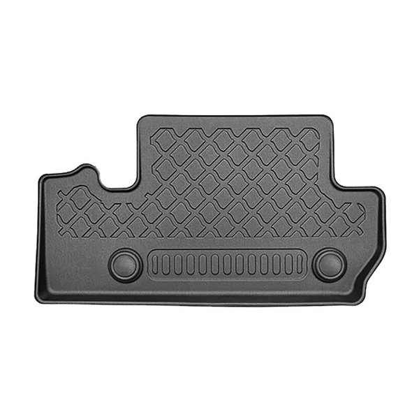 Conjunto de alfombrilla para maletero y alfombrillas para el interior del coche TPE para: Peugeot 3008 II SUV (11.2016-11.2023) - maletero superior (borde de carga del maletero igualado); suelo móvil en la posición superior; no para la versión híbrida; co