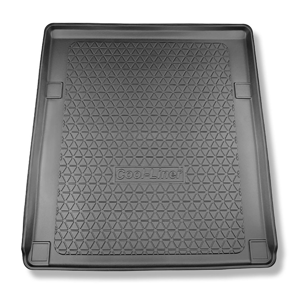 Alfombra para maletero adecuada para Peugeot Rifter Long Furgoneta (06.2018-....) - Protector maletero - Alfombrilla maletero antideslizante - 5 plazas; larga distancia entre ejes; también versión eléctrica