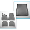 Conjunto de alfombrilla para maletero y alfombrillas para el interior del coche TPE para: Mercedes-Benz EQS V297 Berlina (09.2021-....)