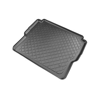 Alfombra para maletero adecuada para Microcar M. Go III SUV (07.2015-03.2017) - Protector maletero - Alfombrilla maletero antideslizante - 2/4 plazas; segunda fila de asientos extraída