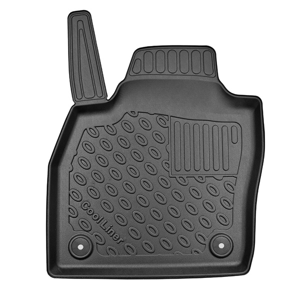 Conjunto de alfombrilla para maletero y alfombrillas para el interior del coche TPE PREMIUM para: Seat Ibiza V 6F Hatchback (06.2017-....) - parte inferior del maletero; modelos sin base móvil en el maletero