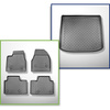 Conjunto de alfombrilla para maletero y alfombrillas para el interior del coche TPE para: Aiways U5 SUV (12.2020-....)