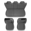 Fundas universales para asientos de coche para BMW 3 E36, E46, E90, F30, G20, G21 (1990-....) - PG-2