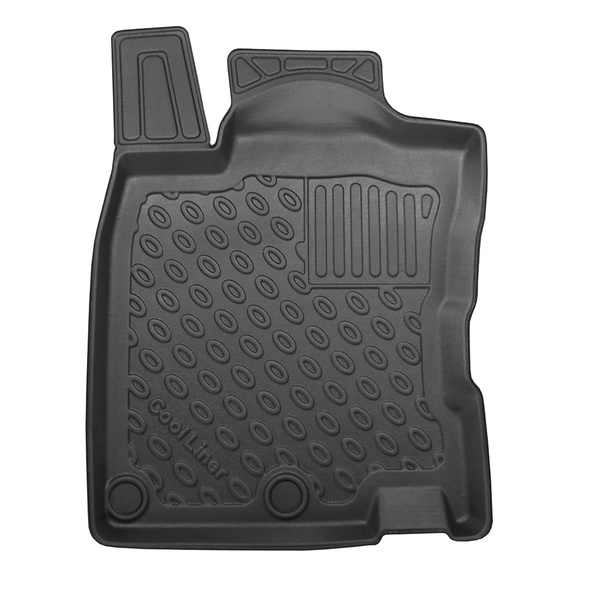 Conjunto de alfombrilla para maletero y alfombrillas para el interior del coche TPE PREMIUM para: Nissan Qashqai II Crossover (02.2014-05.2021) - parte inferior del maletero: con kit de reparación (Acenta & Tekna) y todos los modelos (Visia); con rueda de