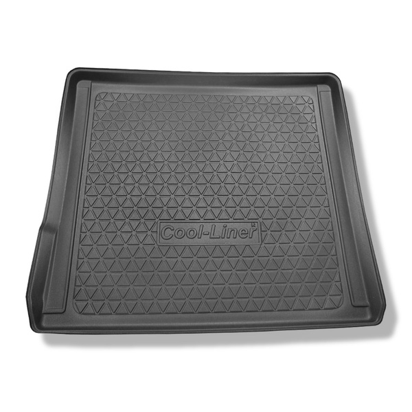 Alfombra para maletero adecuada para BMW X5 E70 SAV (04.2007-09.2013) - Protector maletero - Alfombrilla maletero antideslizante - 5/7 plazas; 3a fila de asientos abatible