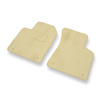 Alfombrillas de Velour adecuadas para Audi TT I 8N Coupé, Roadster (1998-2006) - alfombras para coche - Premium color beige