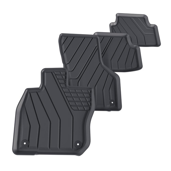 Alfombrillas de TPE adecuadas para Cupra Leon IV e-Hybrid Hatchback, Sportstourer (03.2020-....) - alfombras para coche