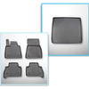 Conjunto de alfombrilla para maletero y alfombrillas para el interior del coche TPE para: BMW X5 G05 SAV (11.2018-....) - 5 plazas; sin elevalunas eléctricos; sin tercera fila; también híbridos
