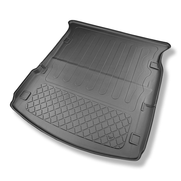 Conjunto de alfombrilla para maletero y alfombrillas para el interior del coche TPE para: Dodge Durango III SUV (01.2011-....) - 7 plazas; tercera fila vacía