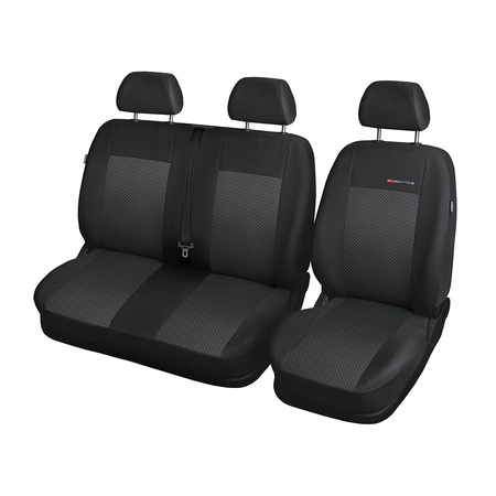 Fundas de asientos hechas a medida para Volkswagen Transporter T6 Furgonetaeta (2015-2019) solo asientos delanteros - E3