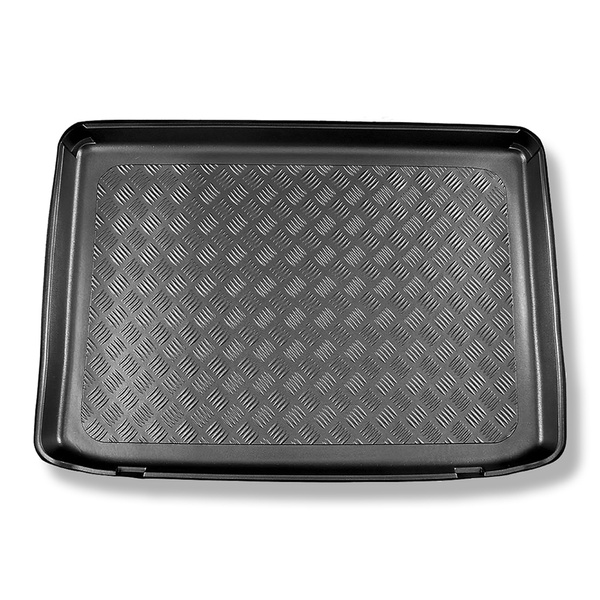 Alfombra para maletero adecuada para Ford Puma Crossover (10.2019-....) - Protector maletero - Alfombrilla maletero antideslizante - maletero superior; piso móvil en la posición más alta; también para híbridos; también versión eléctrica Gen-E